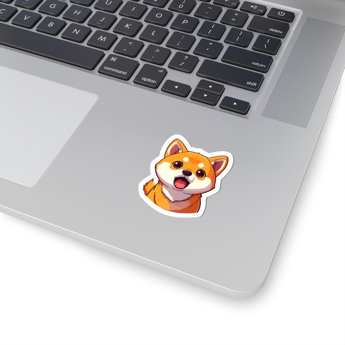Surprised Shiba Inu Kiss-Cut Sticker
