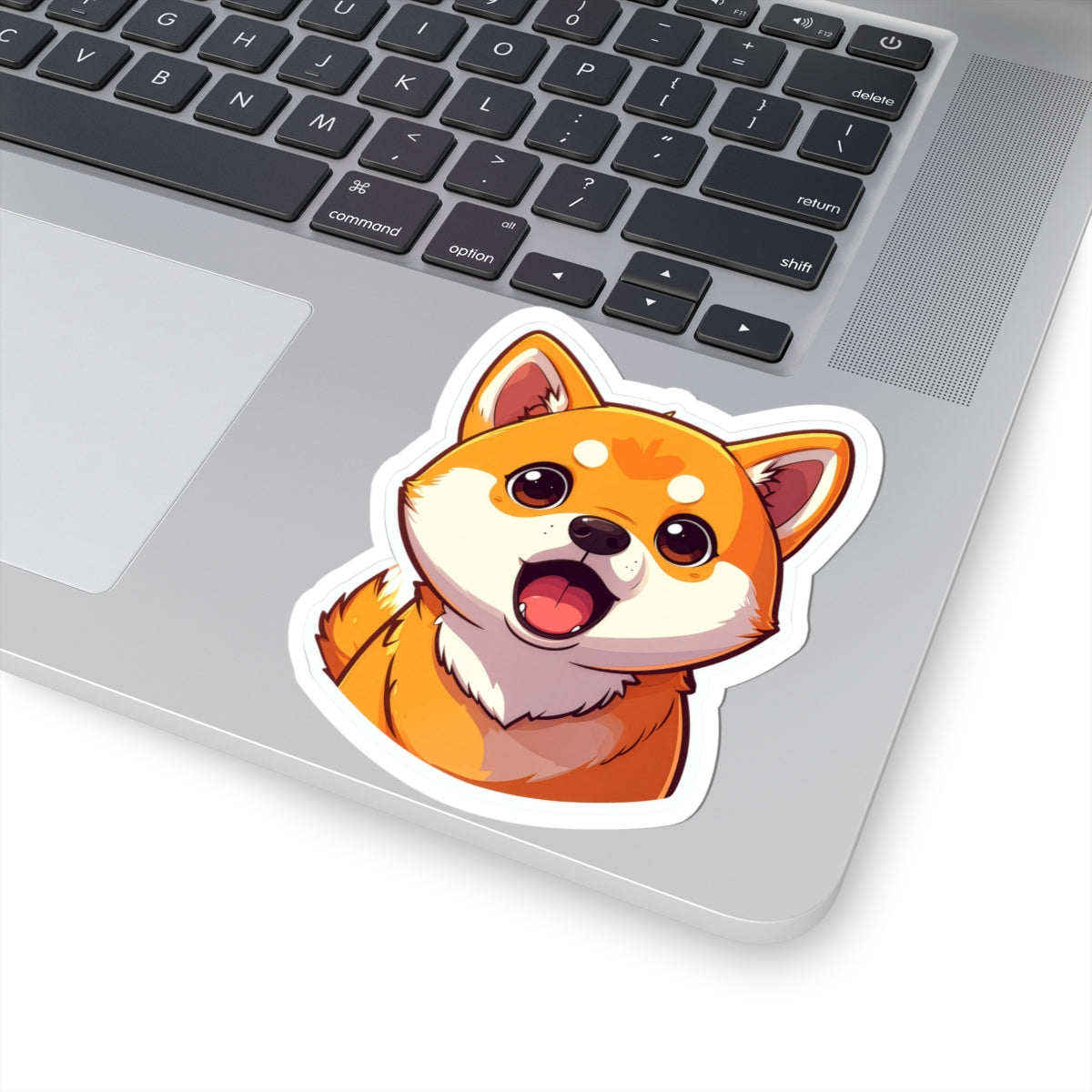 Surprised Shiba Inu Kiss-Cut Sticker